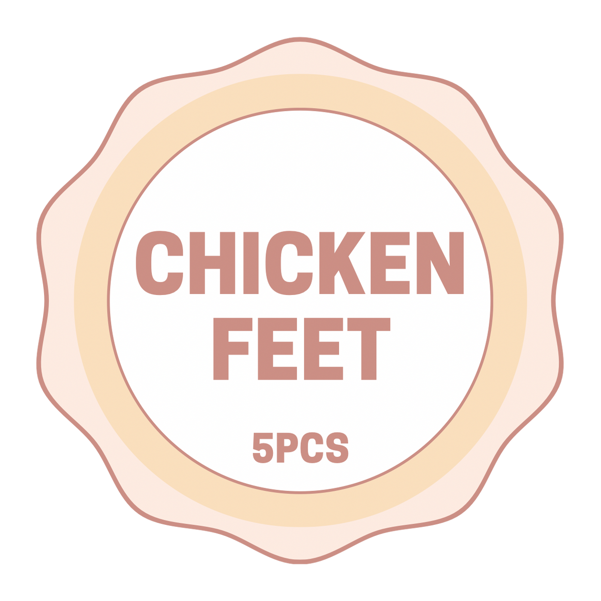 Freezy Paws Human Grade FreezeDried Raw Chicken Feet Treats 5pcs (90