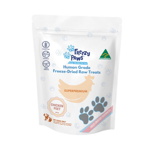 FP Human Grade Freeze-Dried Raw Chicken Feet Treats 5pcs