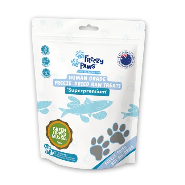 Freeze-Dried Raw NZ Green Lipped Mussels Treats (50g)