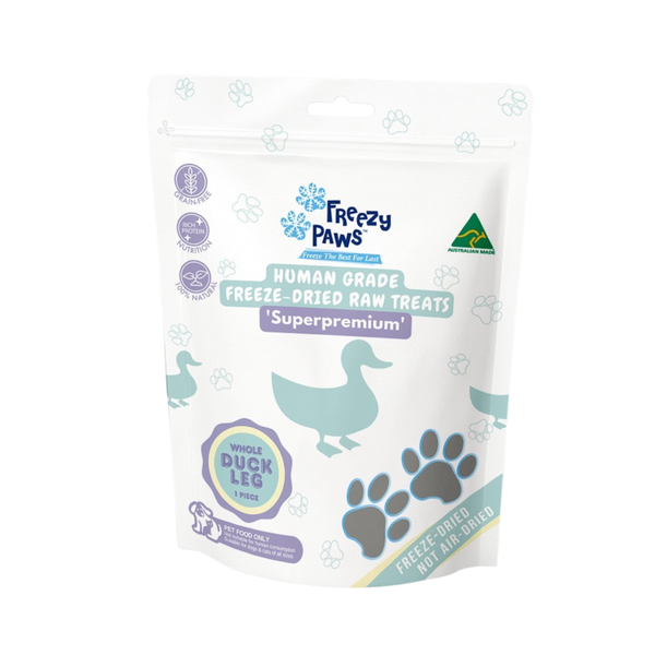 Freeze-Dried Raw Whole Duck Leg Treat (1 piece)