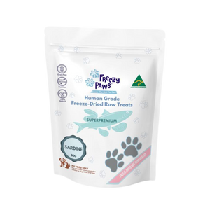 FreezyPaws Superpremium Human Grade Freeze-Dried Sardine Raw Treats 80g