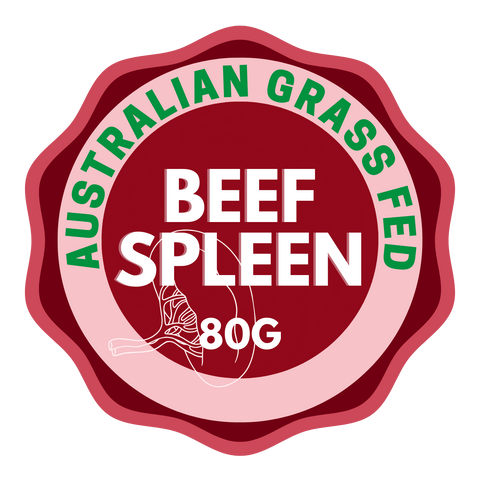 FP Human Grade Freeze-Dried Raw Beef Spleen Treats 80g