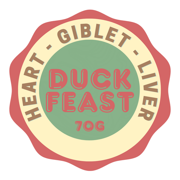 Freezy Paws Human Grade Freeze-Dried Raw Duck Feast (Liver, Heart & Gizzard) Treats (50g & 70g)