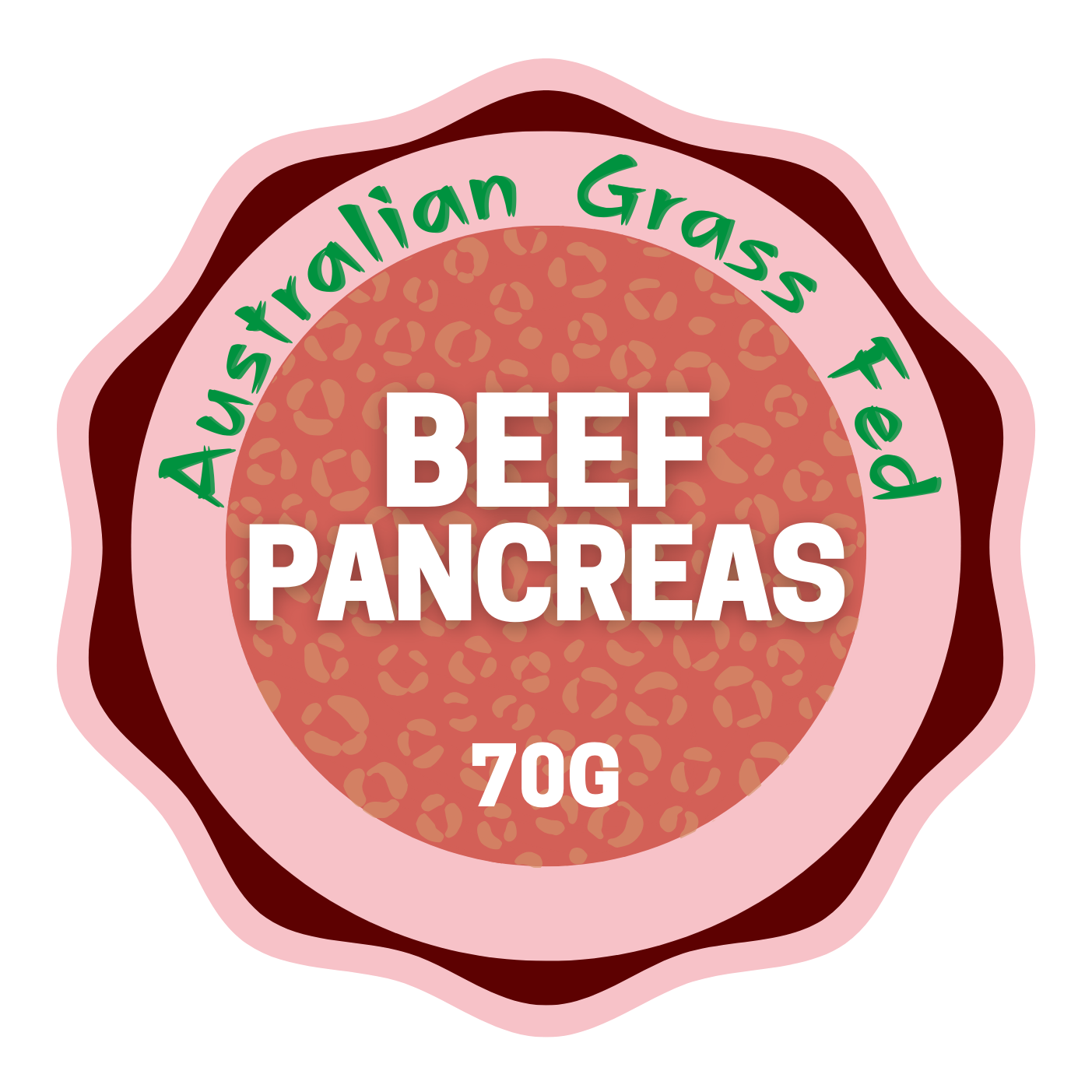 FP Human Grade Freeze-Dried Raw Beef Pancreas Treats 70g