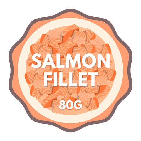 Freezy Paws Human Grade Freeze-Dried Raw Salmon Fillet Treats 80G