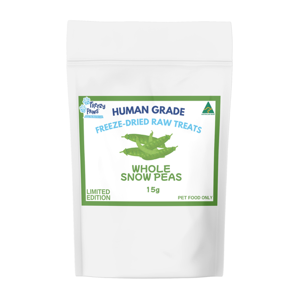 Freeze-Dried Raw Whole Snow Peas  15g
