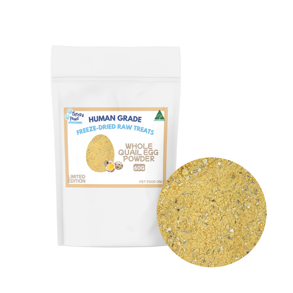 Limited Edition Freeze-Dried Raw Whole Quail Egg Powder 60g