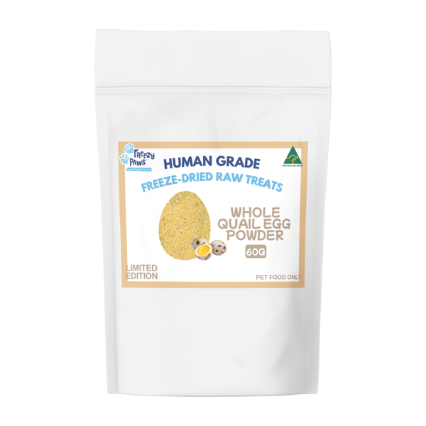 Limited Edition Freeze-Dried Raw Whole Quail Egg Powder 60g