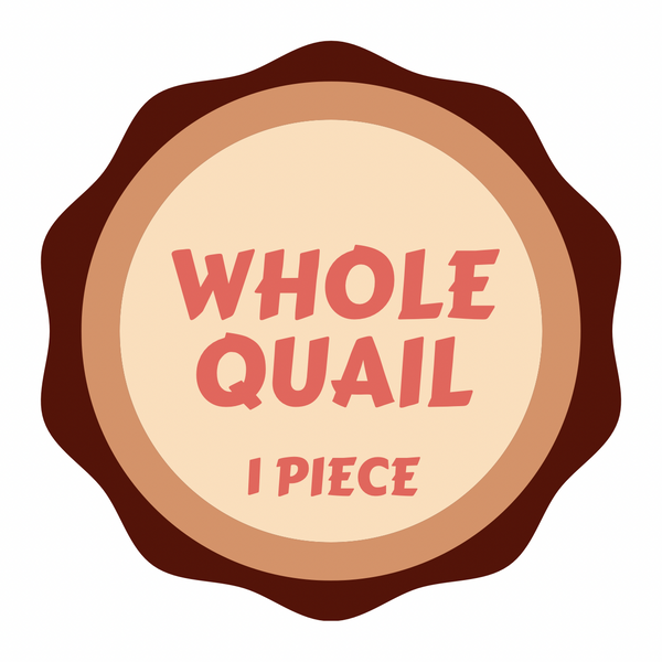 Freezy Paws Human Grade Freeze-Dried Raw Whole Quail x 1 pc