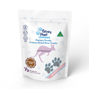 Human Grade Freeze-Dried Kangaroo Steak Raw Treats 