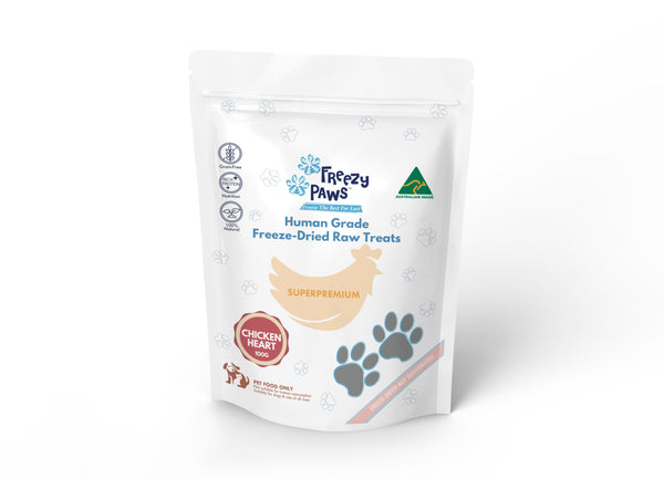 Chicken Dental Care Combo - FP Human Grade Freeze-Dried Raw Treats 100g x 3: Chicken Drumette, Chicken Neck & Chicken Heart