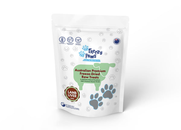 High Protein Combo - Superpremium Freeze-Dried Raw Treats 3 x 100g (Beef Liver, Lamb Liver & Lamb Heart)