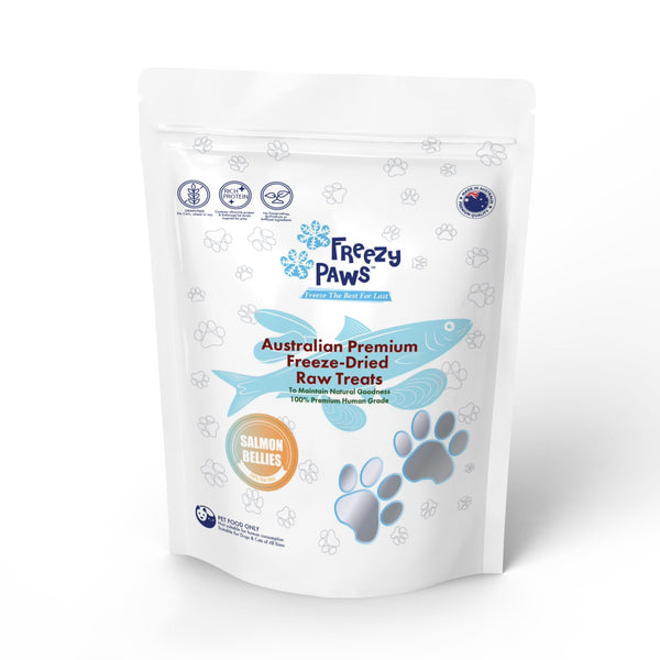 Bestseller Combo - Superpremium Human Grade Freeze-Dried Raw Treats 100g x 3 (Salmon Belly, Lamb Liver & Beef Liver)