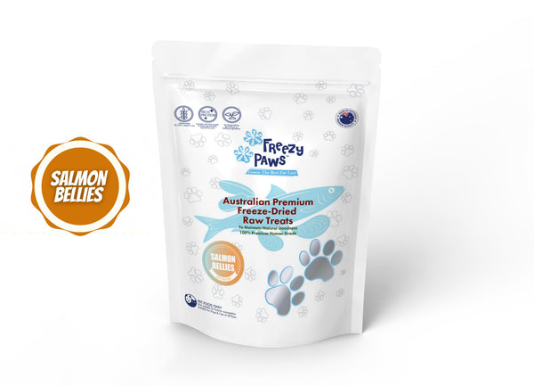 Super Deal Combo - Superpremium Human Grade Freeze-Dried Raw Treats 3 x 100g (Salmon Belly, Chicken Neck & Beef Liver)